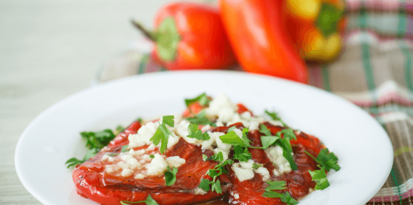 Poivrons grillés à l'huile d'olive